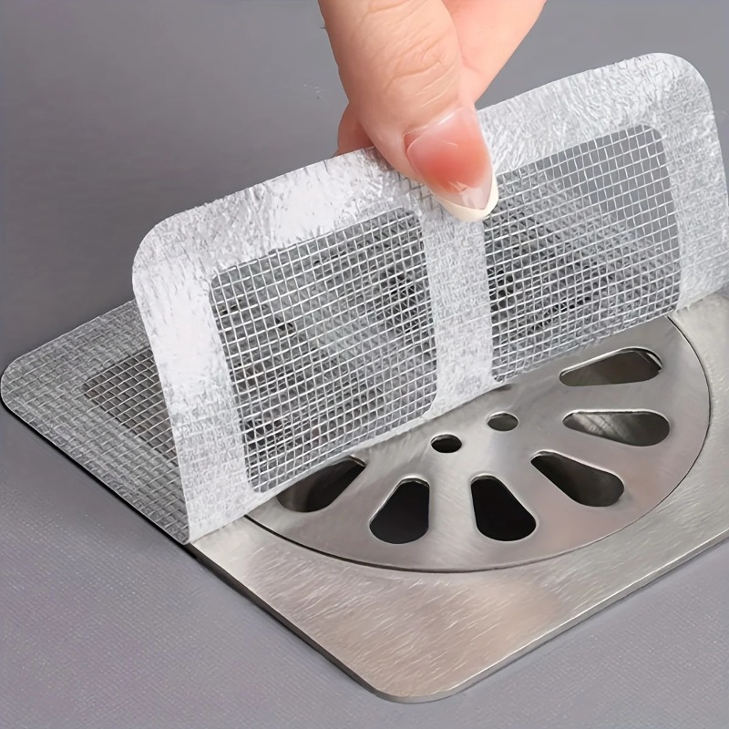 Drain Hair Catcher - Floor Drain Sticker, Insect-proof Self-adhesive Bathroom