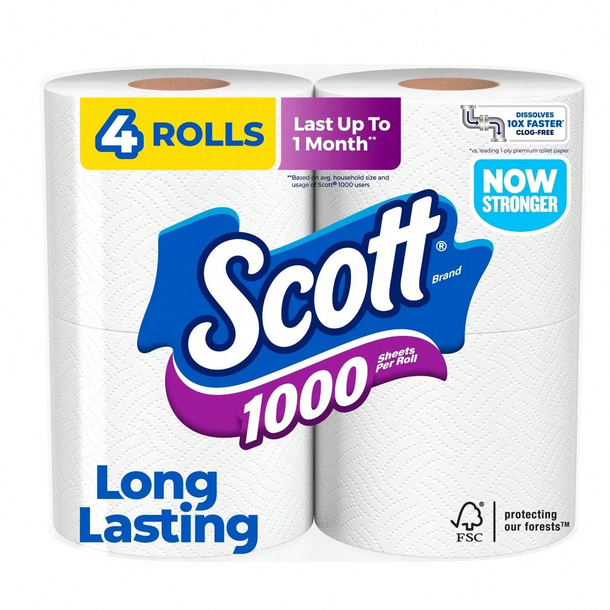 Home Essentials Bathroom Storage - 36 Rolls Bathroom Tissue Paper, Long
