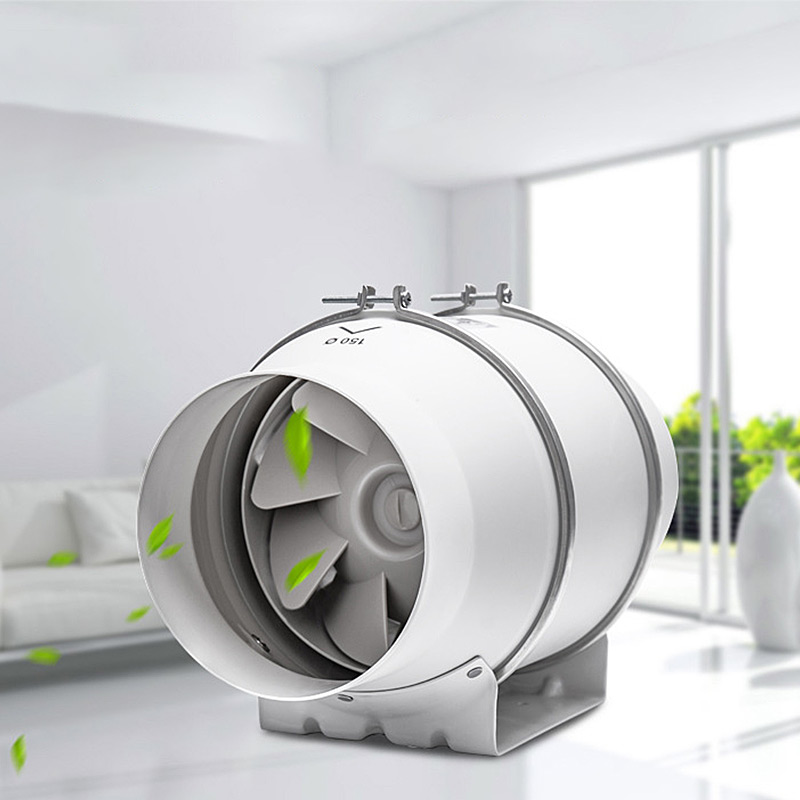 2026 6'' Inline Duct Fan Air V - огляд і ціна Home Bathroom Vent Fans