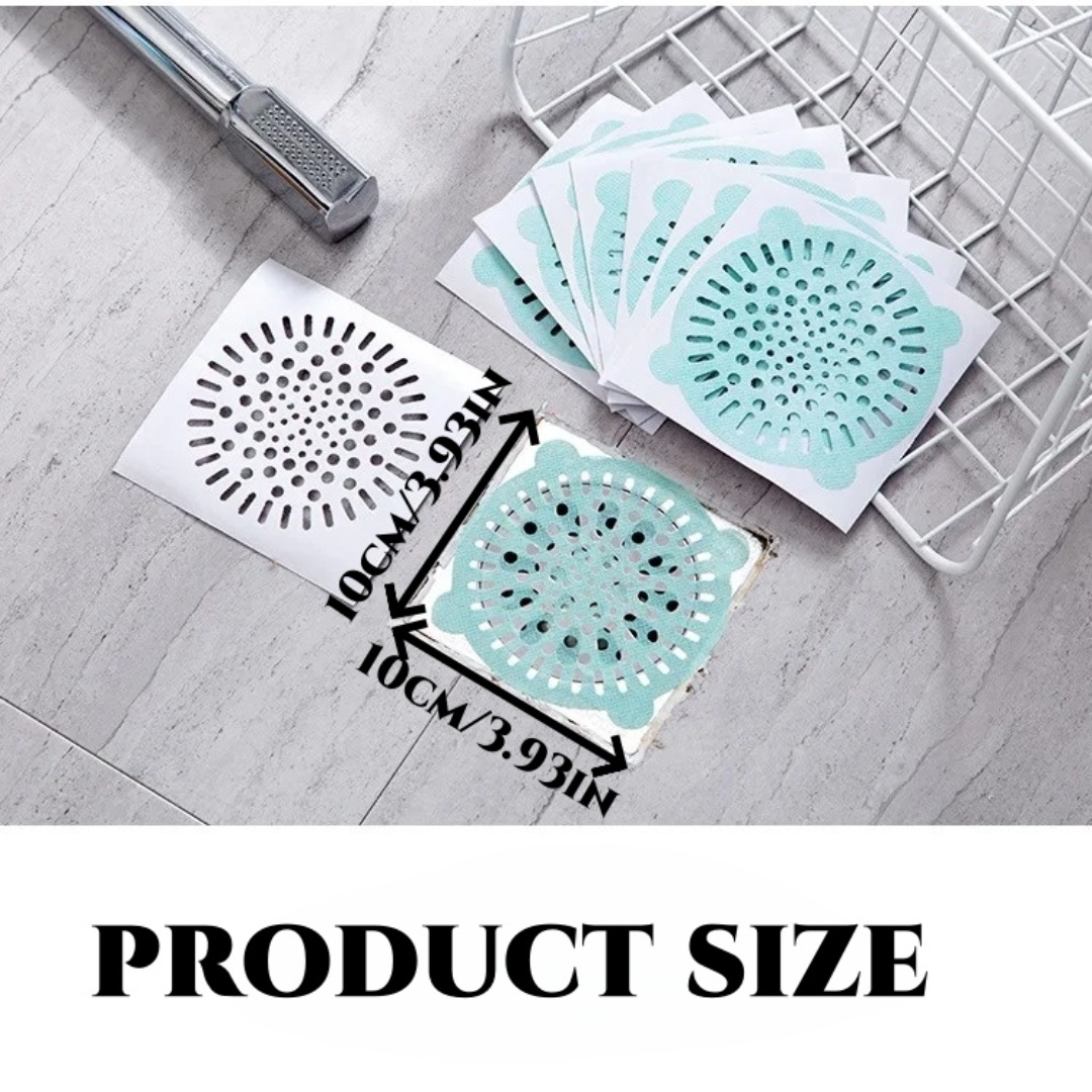 50pcs 10x10cm Disposable Floor - огляд і ціна Drain Hair Catcher