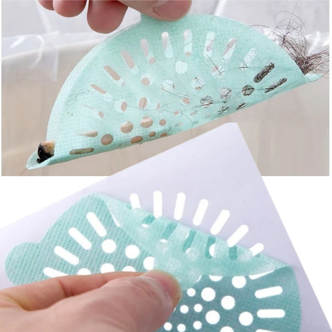 50pcs 10x10cm Disposable Floor - огляд і ціна Drain Hair Catcher
