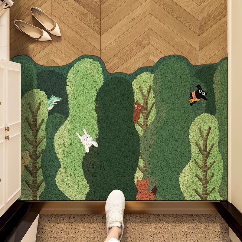 VIKAMA Entrance Silk Circle An - огляд і ціна Zara Home Bathroom Rug