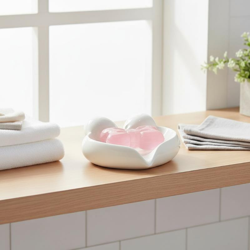 Cute Bow Heart Shaped Ceramic  - огляд і ціна Home Bathroom Design