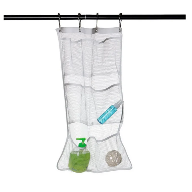 1 Set 6Packet Quick Dry Mesh P - огляд і ціна Shower Curtain Liner