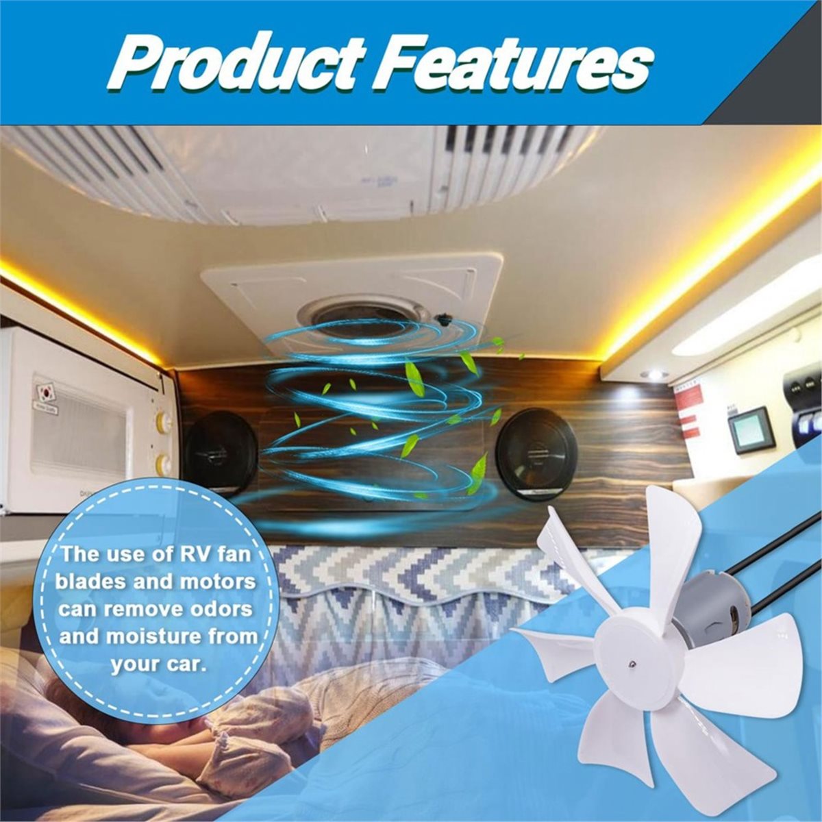Home Tool 6 Inch RV Vent Fan B - огляд і ціна Home Bathroom Vent Fans
