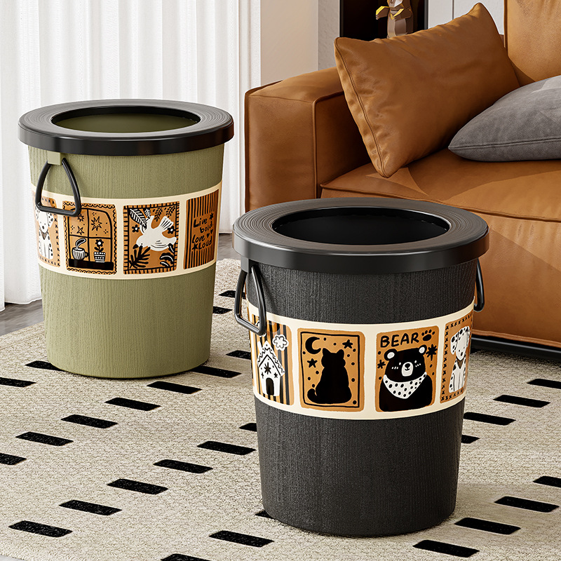 Vintage-Style Large Trash Bin  - огляд і ціна Home Essentials Bathroom Storage