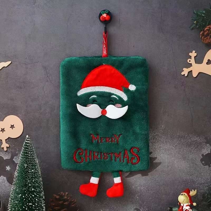Xmas Hanging Hand Towel Coral  - огляд і ціна Home Bathroom Design