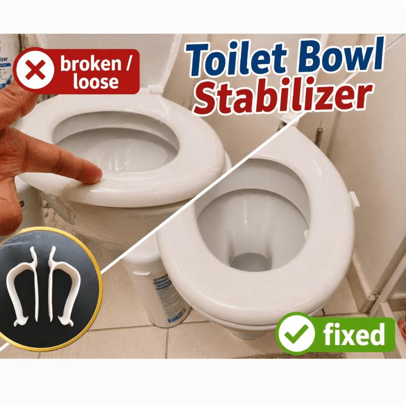 2Pcs Toilet Seat Stabilizer Ki - огляд і ціна Home Bathroom Repair