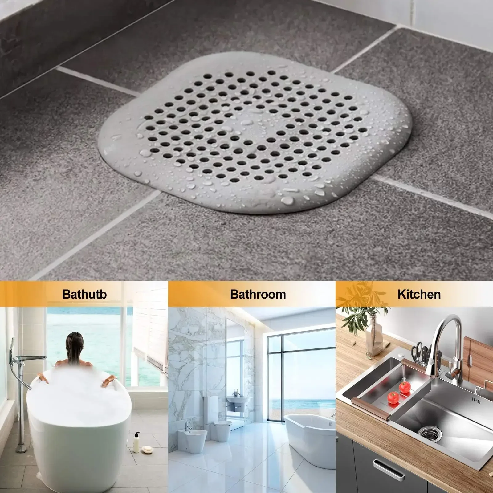 Plug Stopper Kitchen Sewer Sil - огляд і ціна Drain Hair Catcher