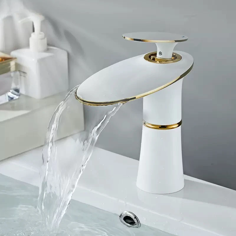 Waterfall Basin Faucet White G - огляд і ціна Home Hardware Bathroom Faucets