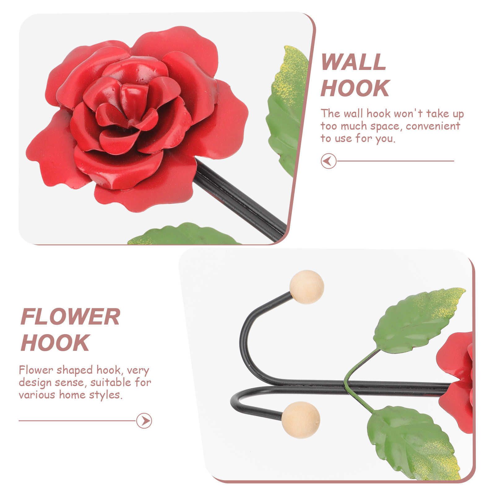 Rose Design Wall Coat Hooks Ir - огляд і ціна Home Bathroom Design