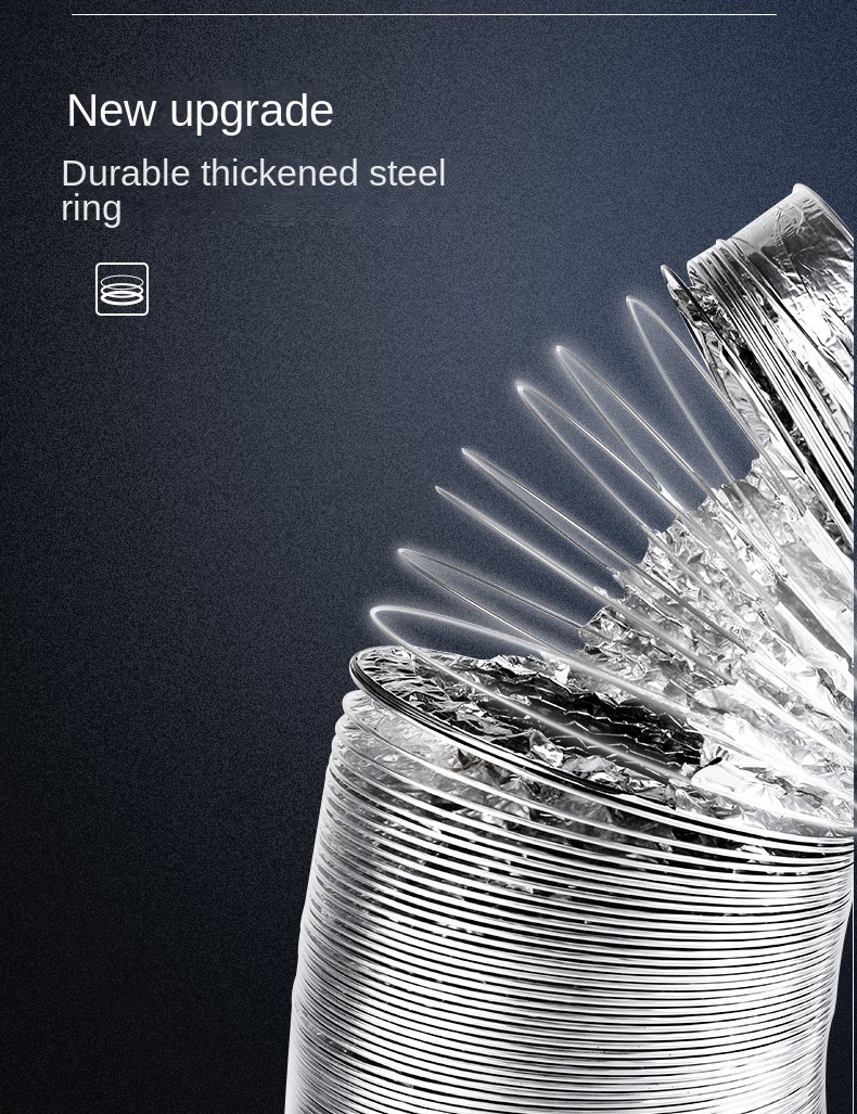 ∅125mm Aluminum Foil Ventilati - огляд і ціна Home Bathroom Ventilation