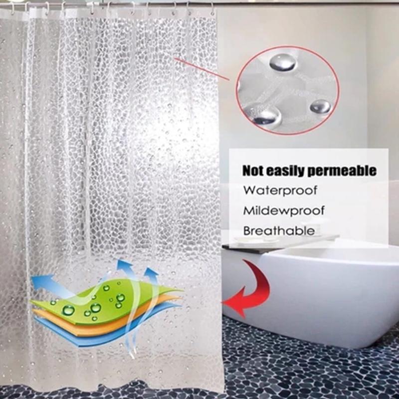 PEVA Gravel Shower Curtain Tra - огляд і ціна Shower Curtain Liner