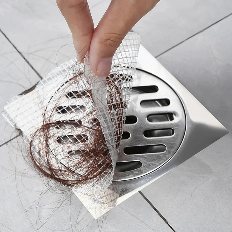 10-50pc Disposable Mesh Floor  - огляд і ціна Drain Hair Catcher