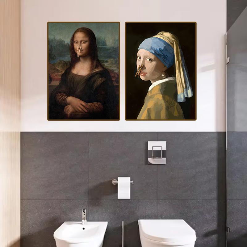 1pc Funny Abstract Bathroom To - огляд і ціна Home Bathroom Design