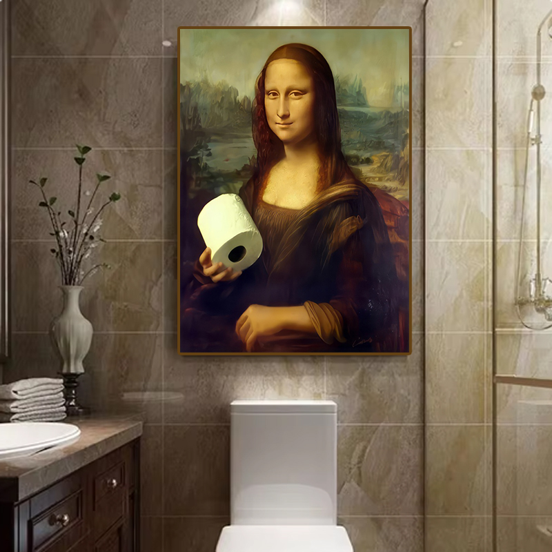 1pc Funny Abstract Bathroom To - огляд і ціна Home Bathroom Design