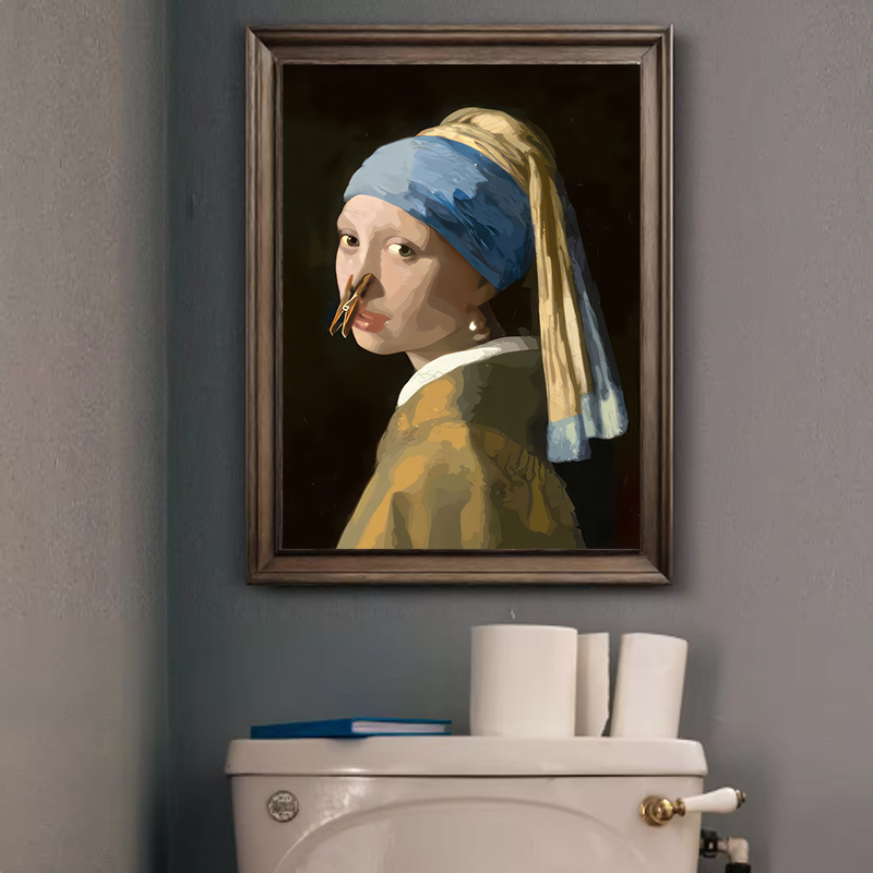 1pc Funny Abstract Bathroom To - огляд і ціна Home Bathroom Design