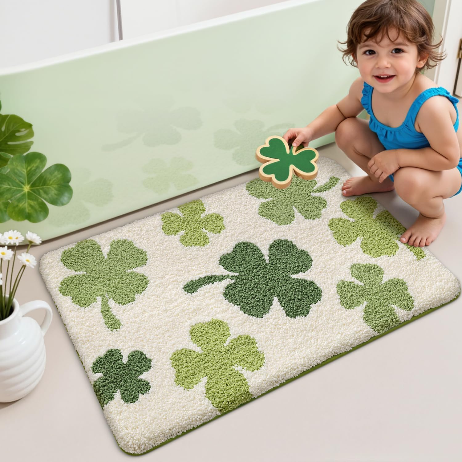 VIKAMA Modern Bathroom Carpet  - огляд і ціна Zara Home Bathroom Rug