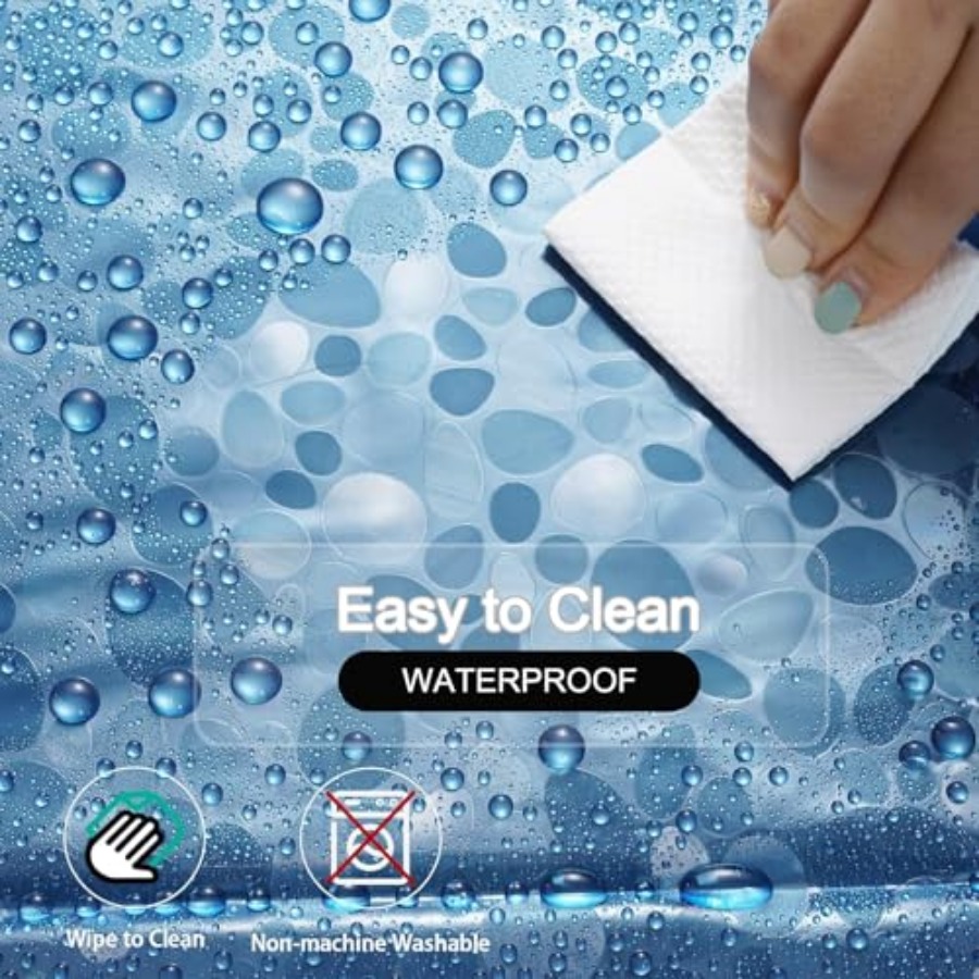 Shower Curtain Liner, 100% Wat - огляд і ціна Shower Curtain Liner