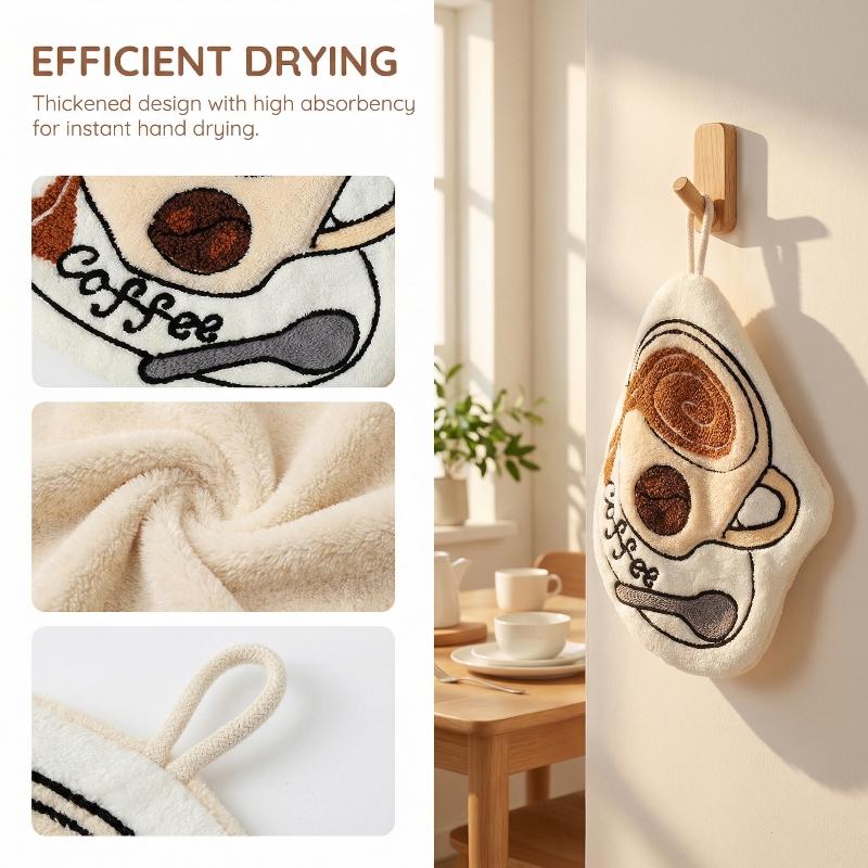 Quick Dry Absorbent Coffee Han - огляд і ціна Home Bathroom Design