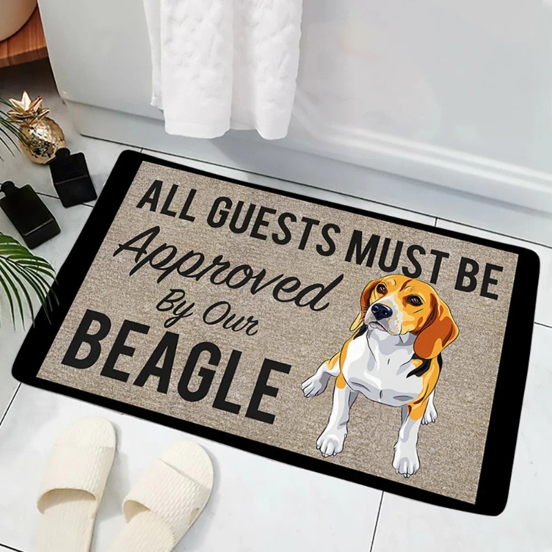 Dog Funny Door Mat Small Carpe - огляд і ціна Home Bathroom Reno