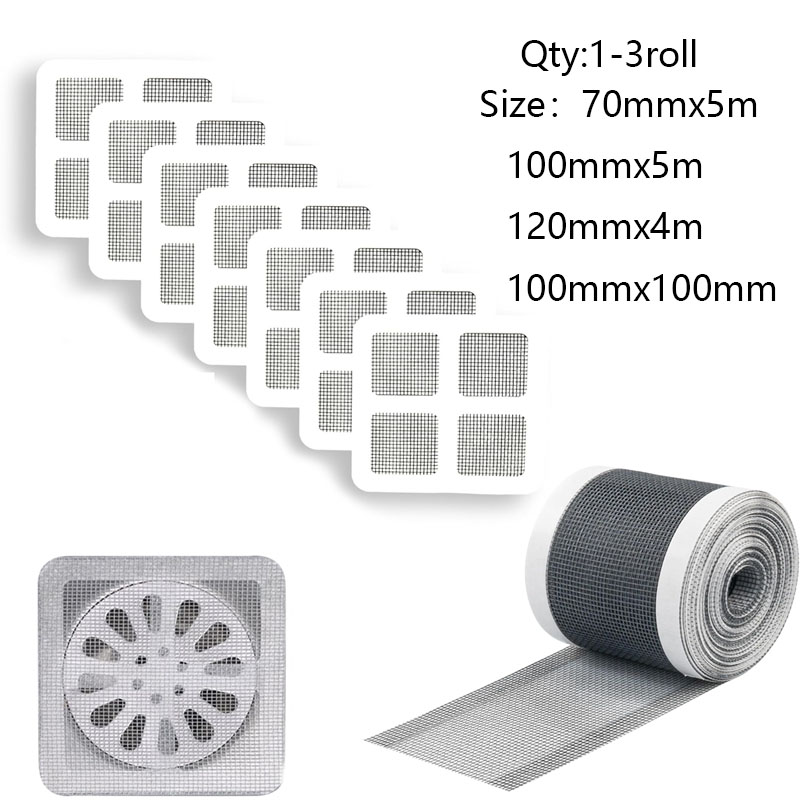 1-3Rolls Cutable Shower Drain  - огляд і ціна Drain Hair Catcher