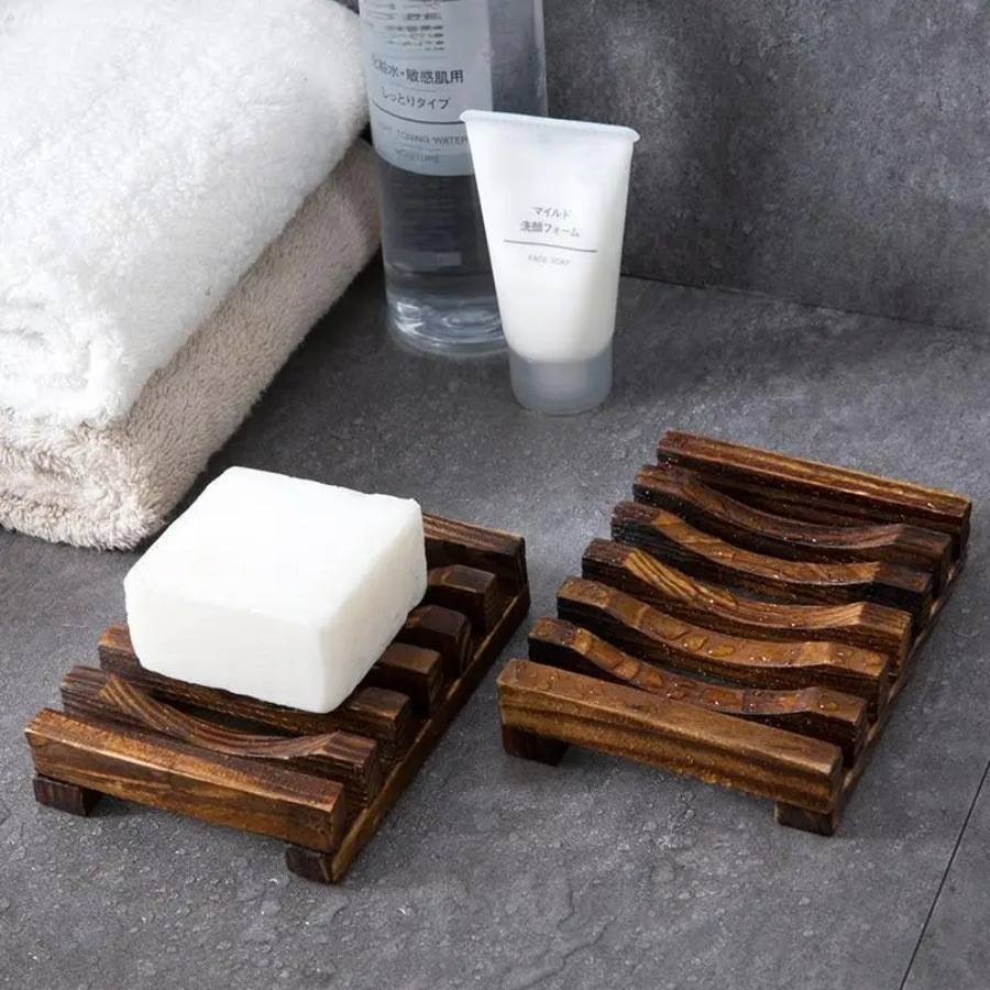 Natural Bamboo Soap Holder, Wo - огляд і ціна Home Essentials Bathroom Storage
