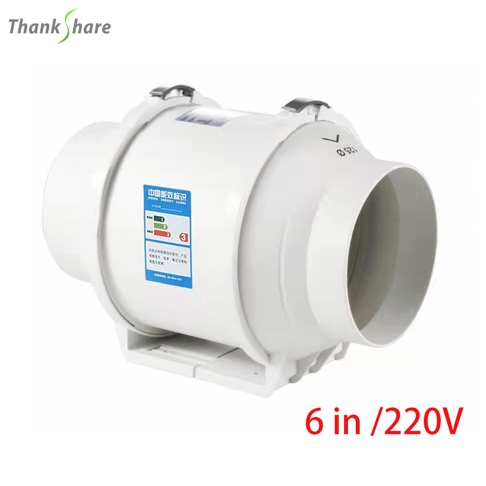6 Inch Silent Wall Extractor E - огляд і ціна Home Bathroom Vent Fans
