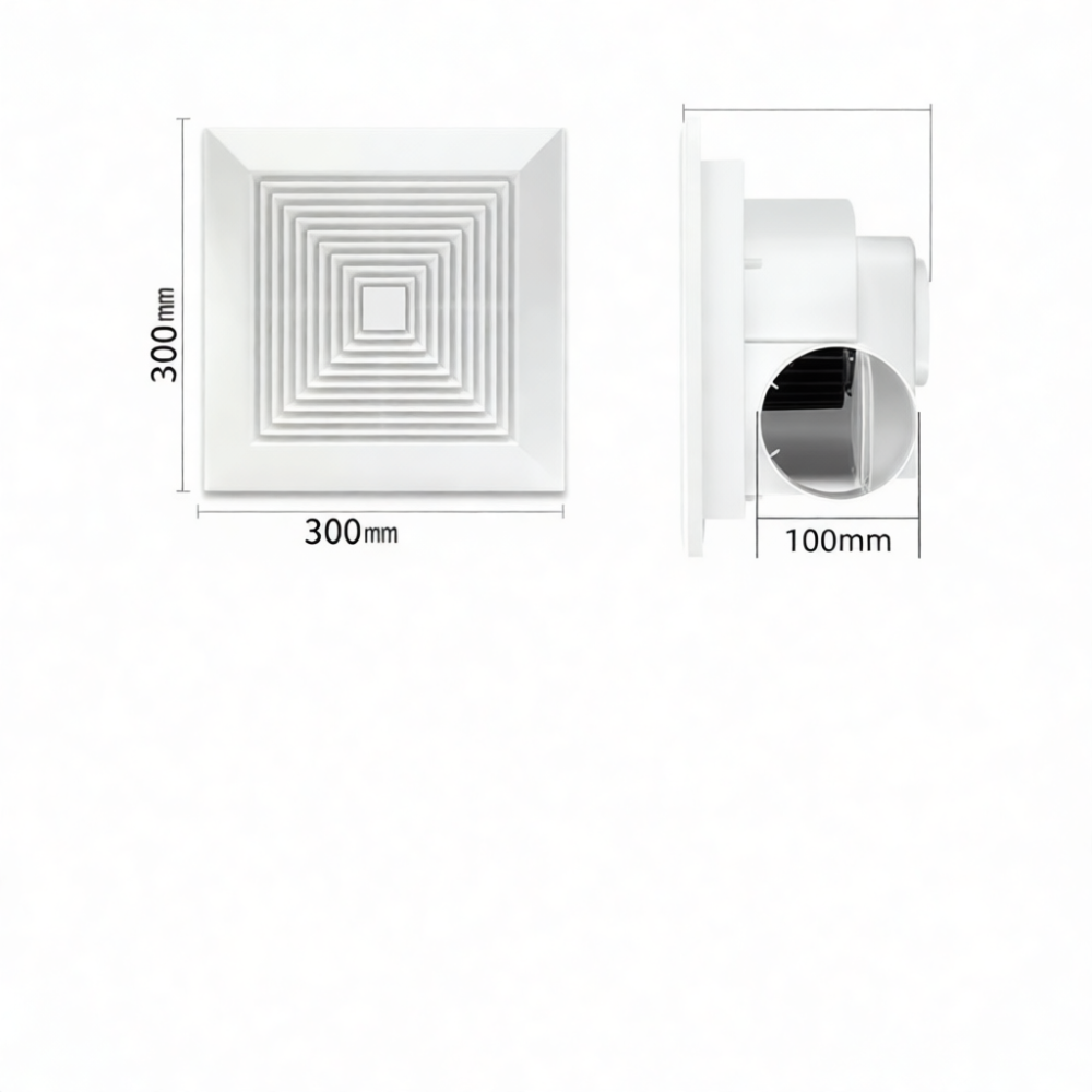 Powerful Embedded Ceiling Exha - огляд і ціна Home Bathroom Vent Fans