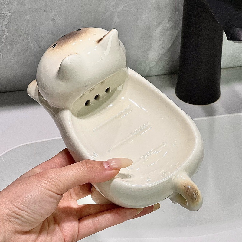 The New High-end Ceramic Soap  - огляд і ціна Home Essentials Bathroom Storage