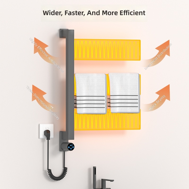 Vertical Wall-mounted 3 Bars E - огляд і ціна Home Bathroom Design